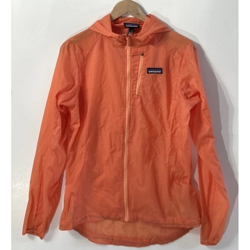 Women's Patagonia Houdini Jacket Hooded Ultralight Windbreaker Run 24147 Small